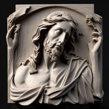 3D model st jesus (STL)